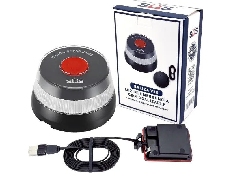 Guía completa sobre la baliza V-16 Geolocalizada