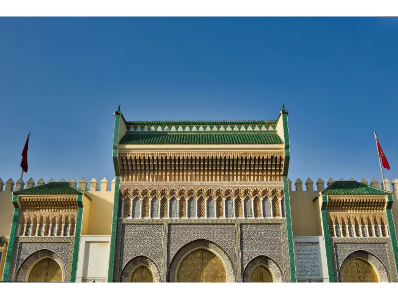 puerta entrada Palacio Real de Fez