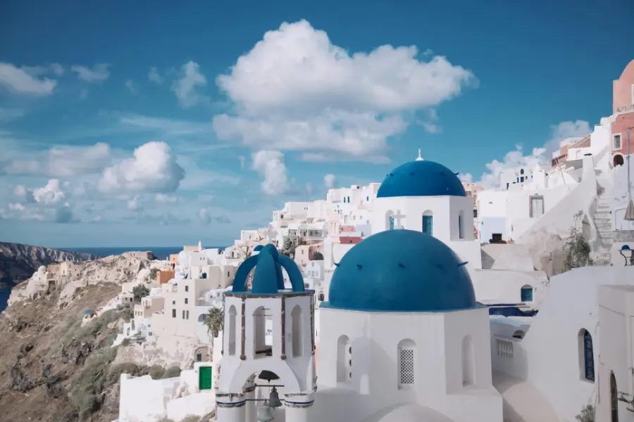 vista de santorini grecia