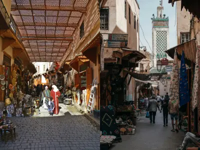 calles de la medina en fez( marruecos)