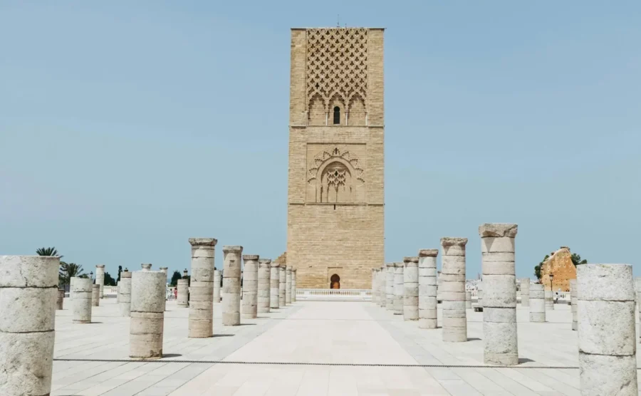 Torre Hassan, Minarete De La Mezquita En Rabat